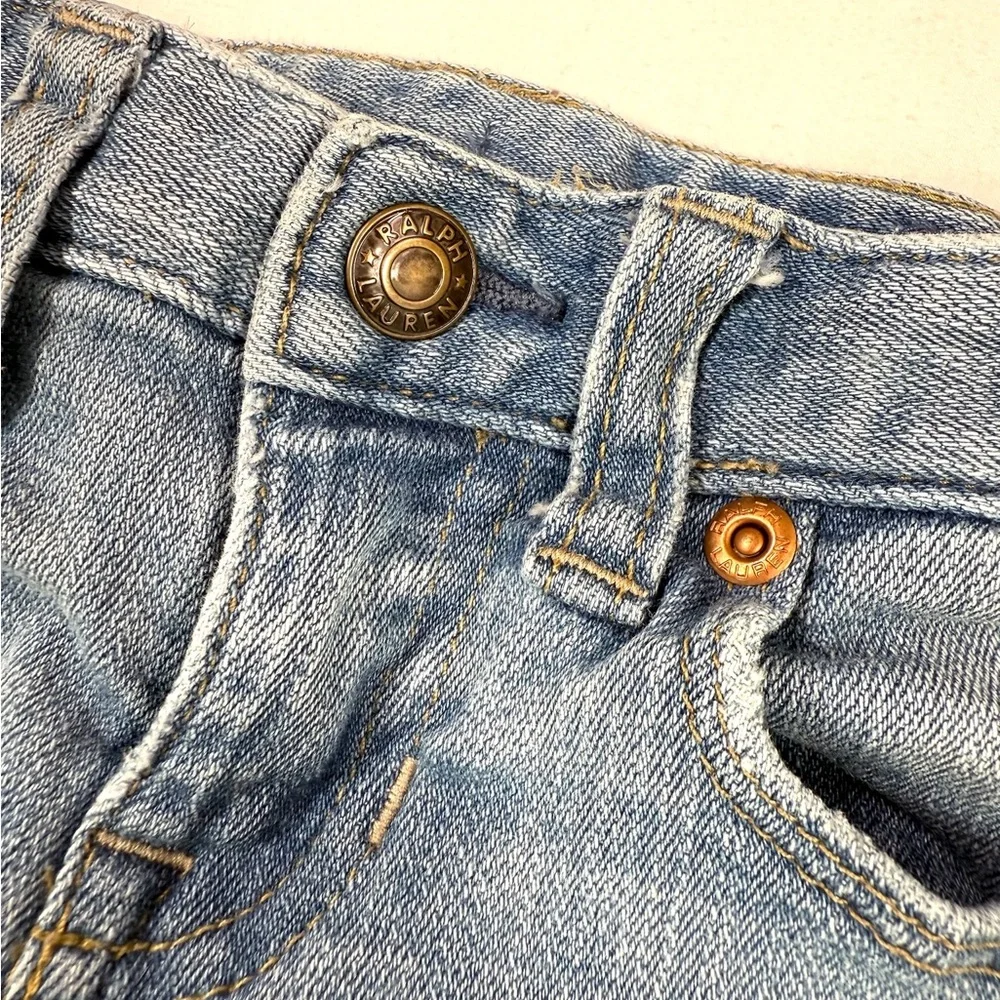 RALPH LAUREN Kids Bowery Skinny Jeans 4T Light Wash Denim Classic Preppy Vintage